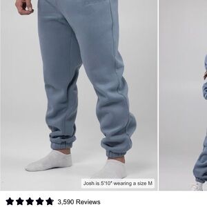 Comfrt Joggers in Steel Blue